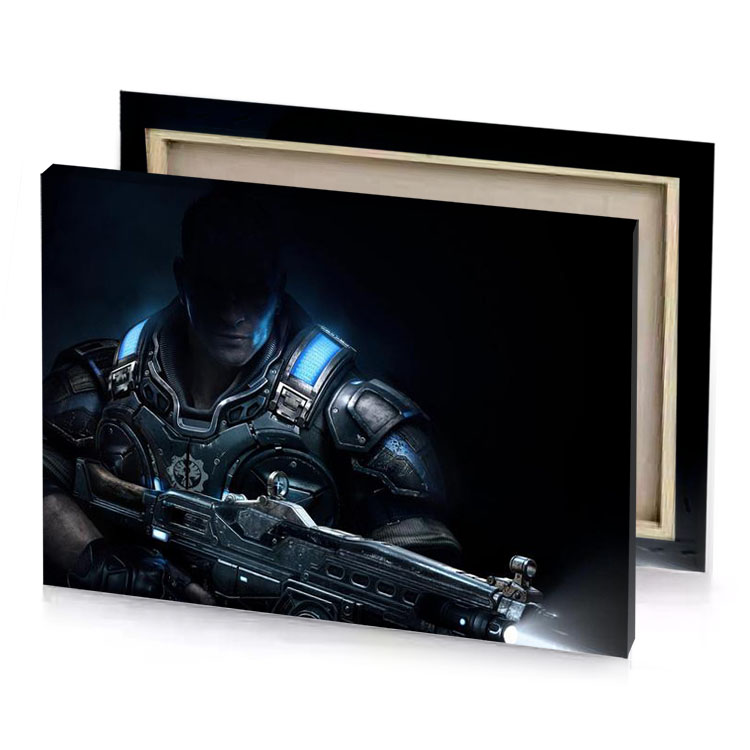 gears and weapons in a game that is not charcoal canvas