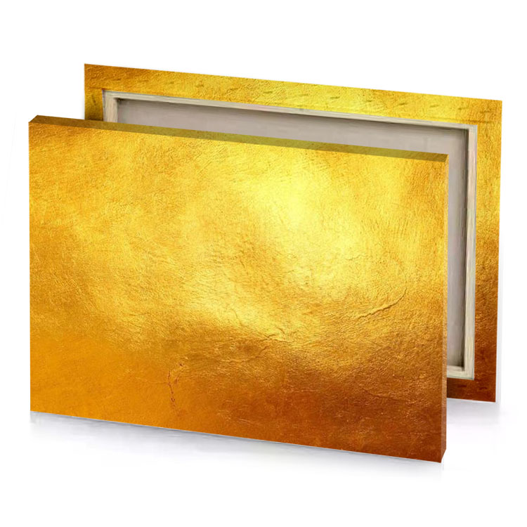 gold background yellow orange canvas