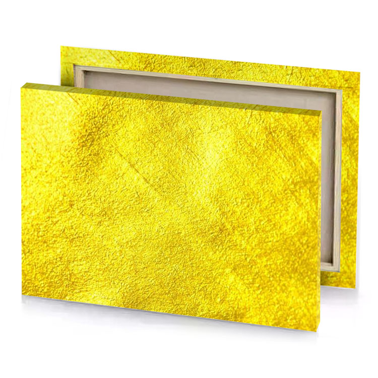 gold foil texture background banana yellow canvas
