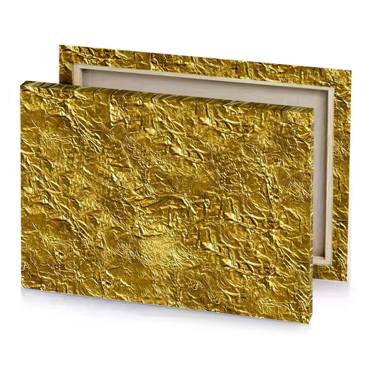gold foil texture background peru canvas