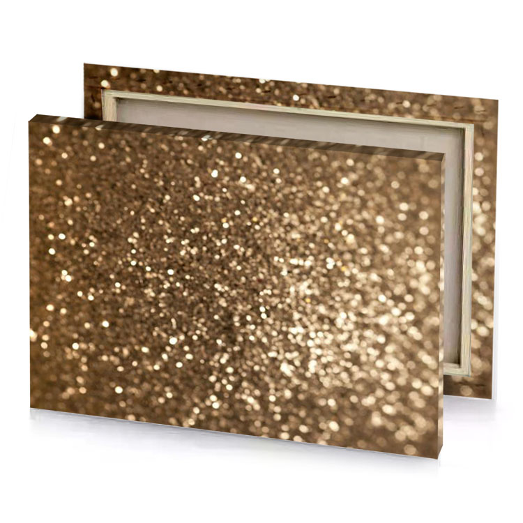 gold glitter background sepia canvas