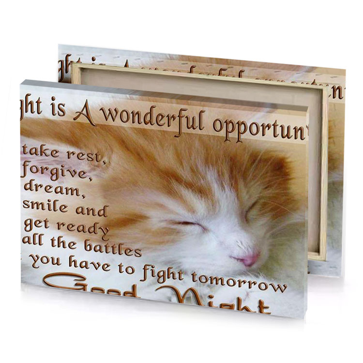 good night quotes sienna canvas