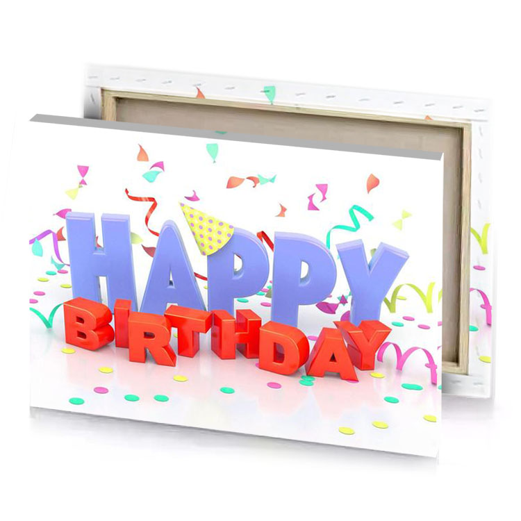 happy birthday images hd cornflower blue canvas