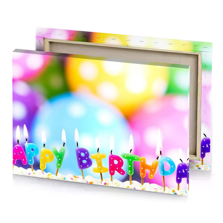 happy birthday wallpapers pale turquoise canvas