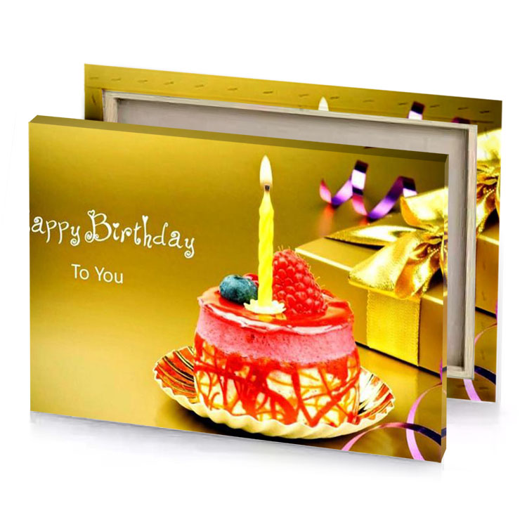 happy birthday wishes for friends dark golden rod canvas