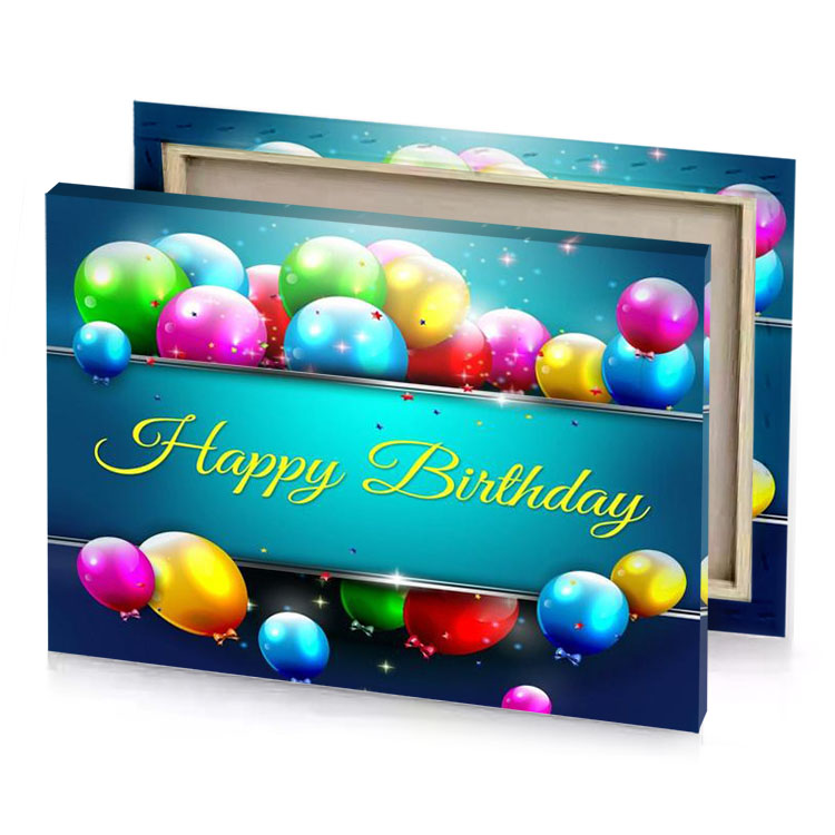 happy birthday wishes for friends dark turquoise canvas
