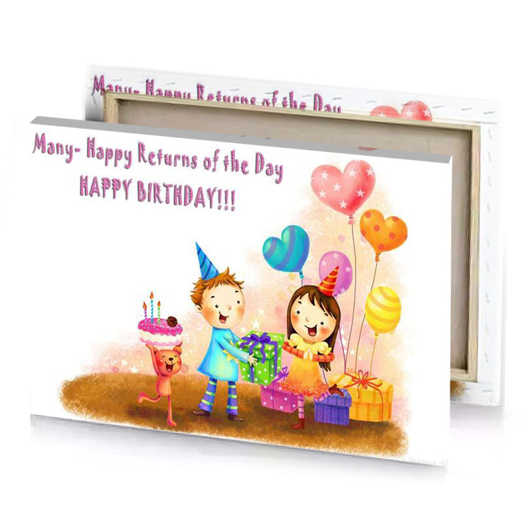 happy birthday wishes for kids bisque canvas