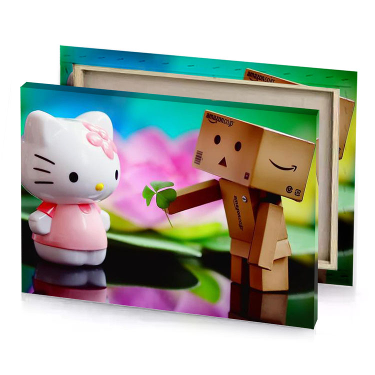 hello kitty and papercrafts plum canvas