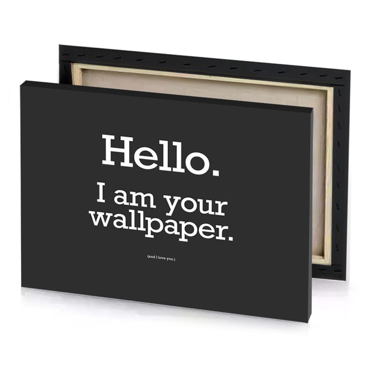 hello white smoke canvas