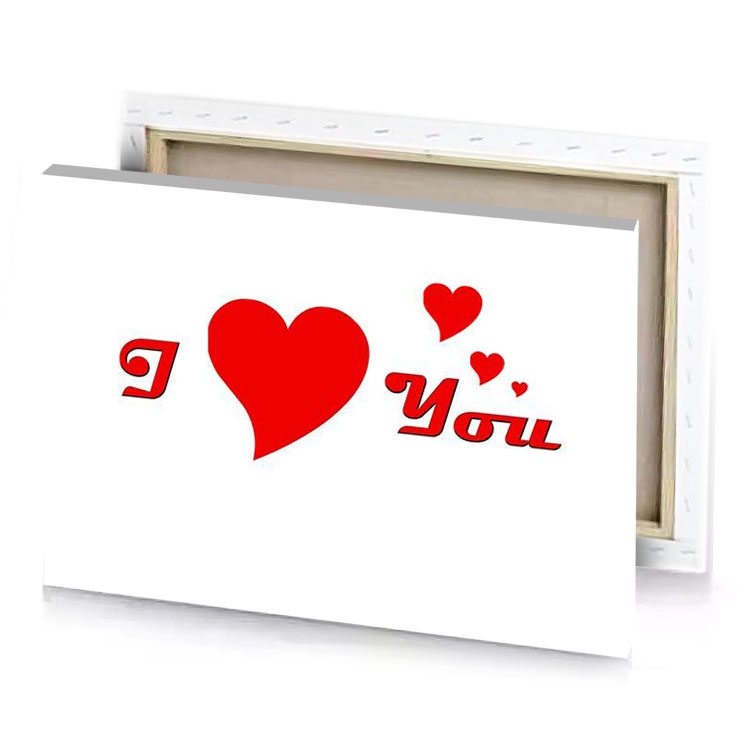 i love you clipart red canvas