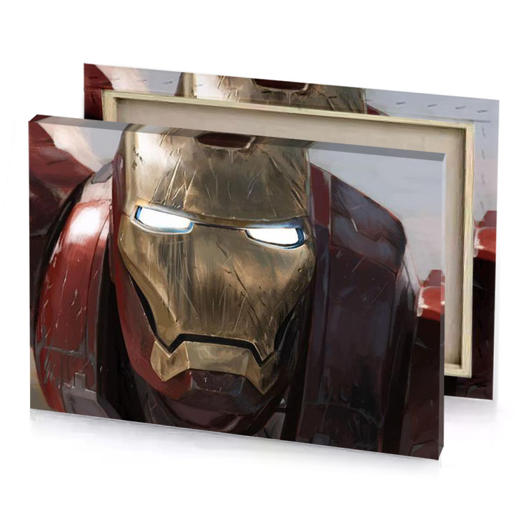 iron man by mark mc camouflage green canvas