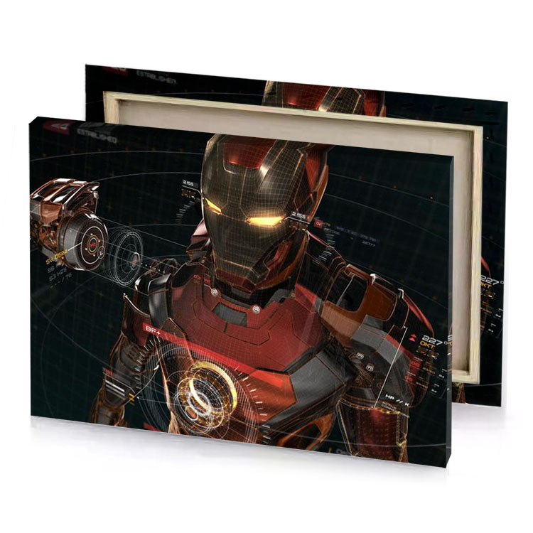 iron man in garnet canvas
