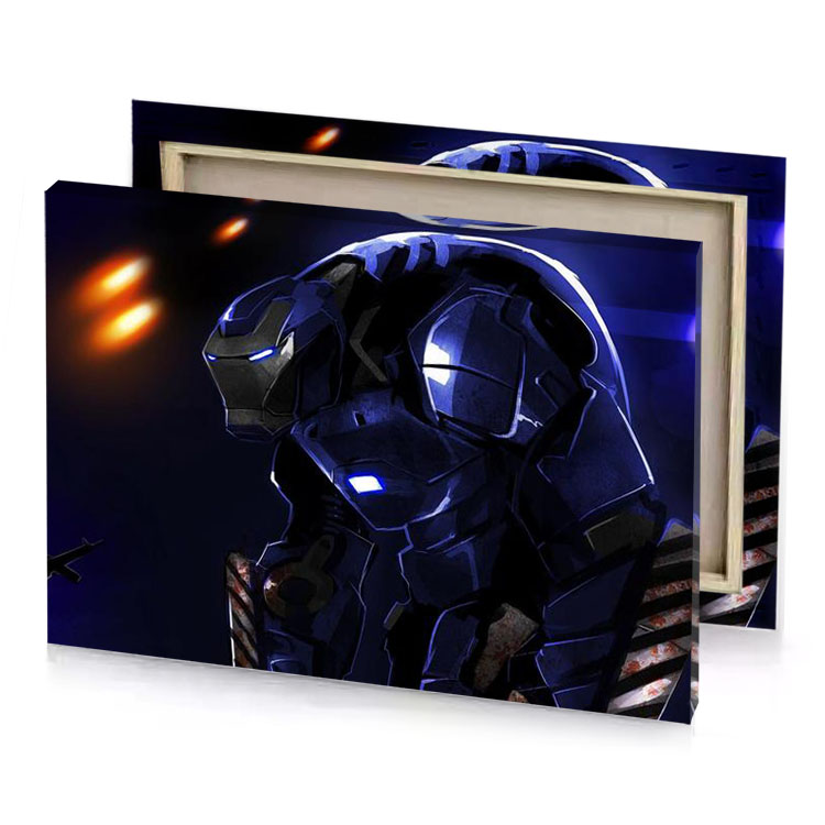 iron man wallpapers midnight blue canvas