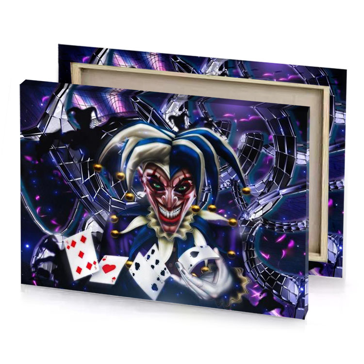 joker wallpaper charcoal canvas