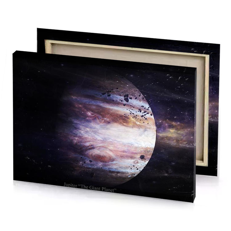 jupiter the great planet rose quartz canvas