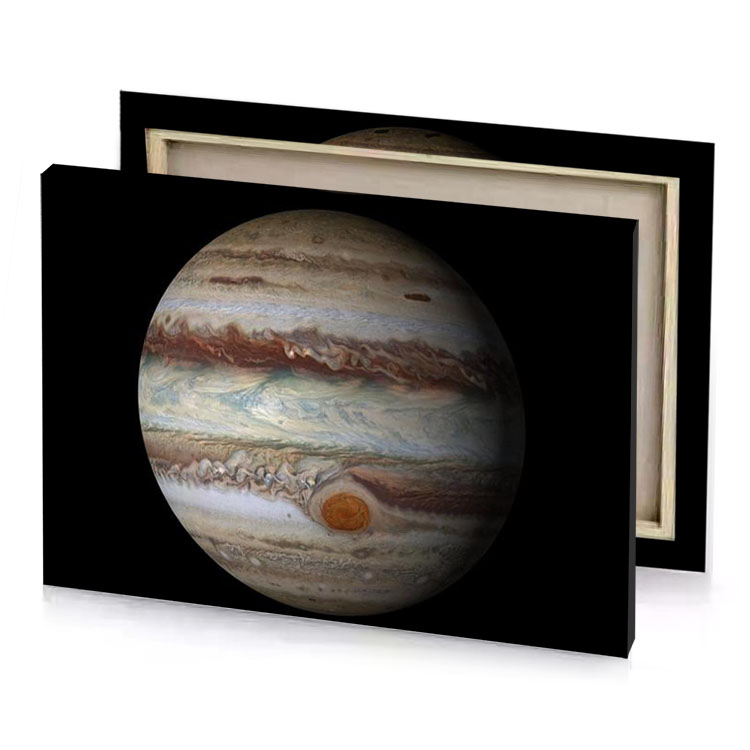 jupiter the largest planet in solar system rose quartz canvas