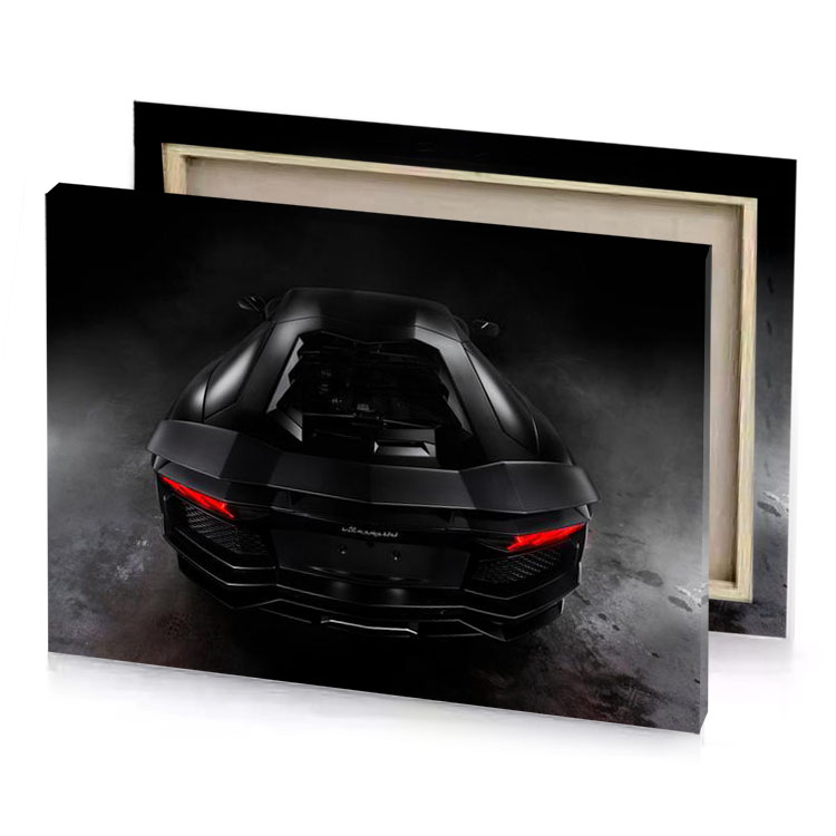 lamb unveil le concept de la supercar smoky black canvas