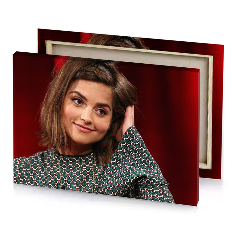 lily had a serious look on her face as she zinnwaldite brown canvas