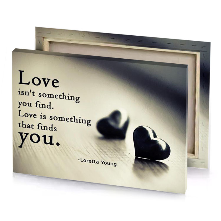 love is something you find quotes pearl canvas