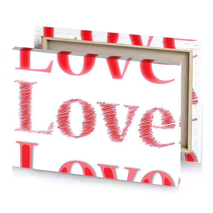 love light coral canvas