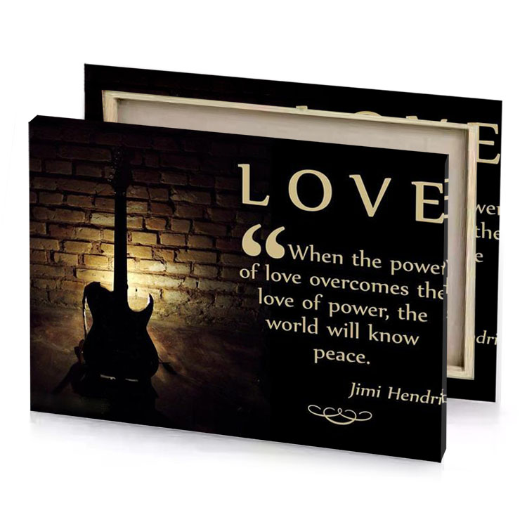 love quotes for him dark khaki canvas