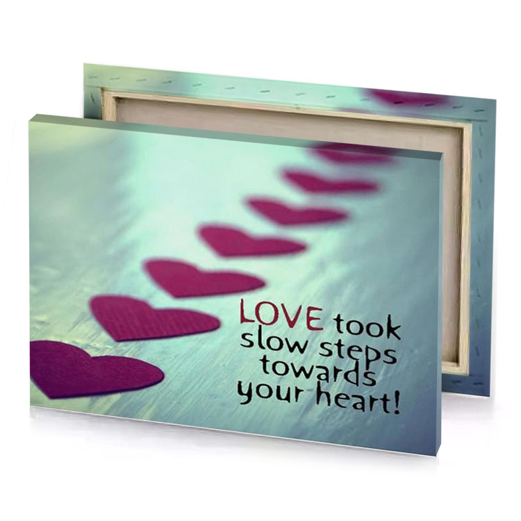love quotes for him garnet canvas