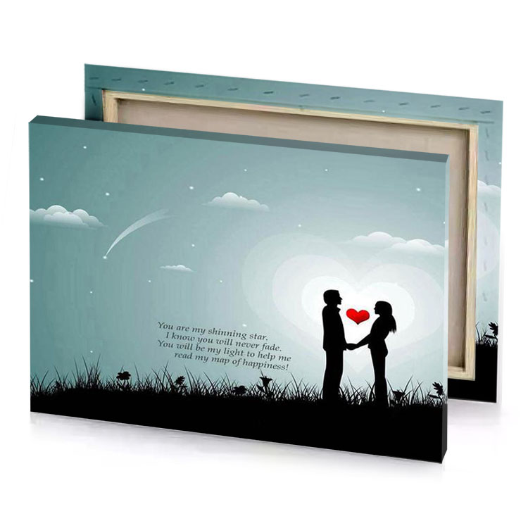 love quotes for him manatee canvas