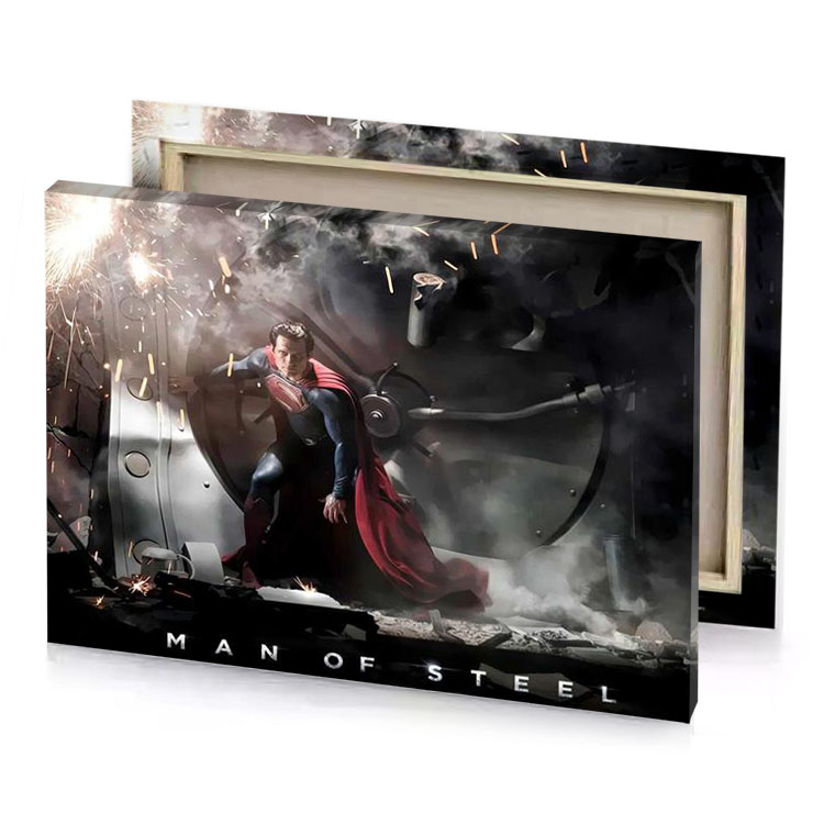 man of steel taupe canvas