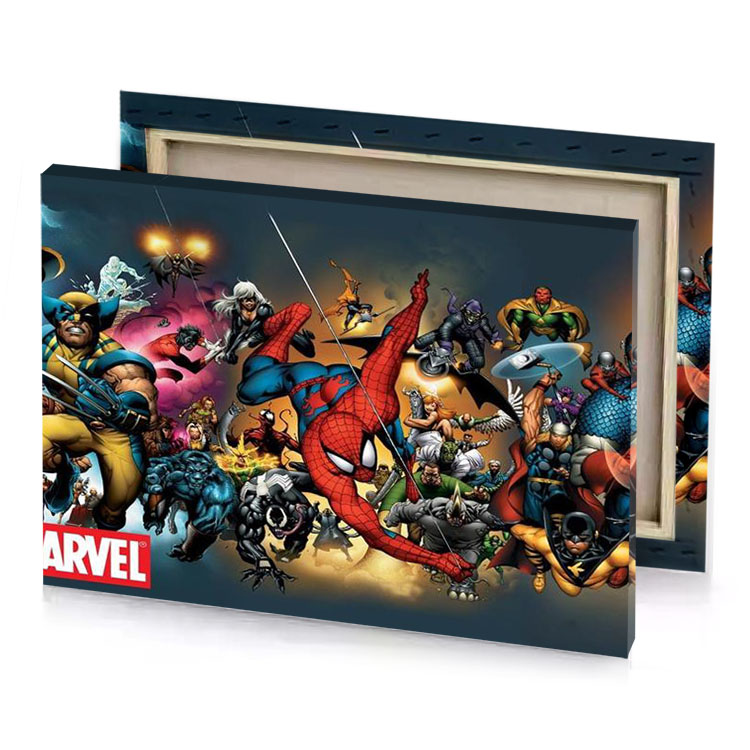 marvel vs 2 brown canvas