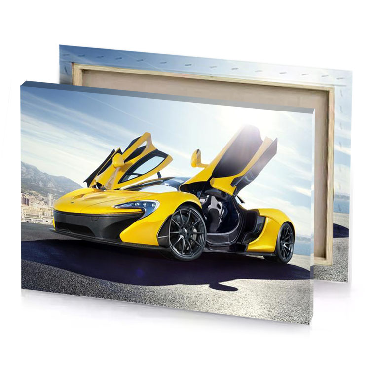 mclaren sena concept car golden poppy canvas