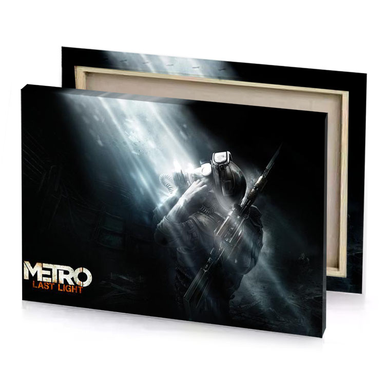 metro charcoal canvas