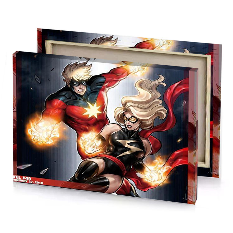 ms marvel 2 wallpaper by the art geek smoky black canvas