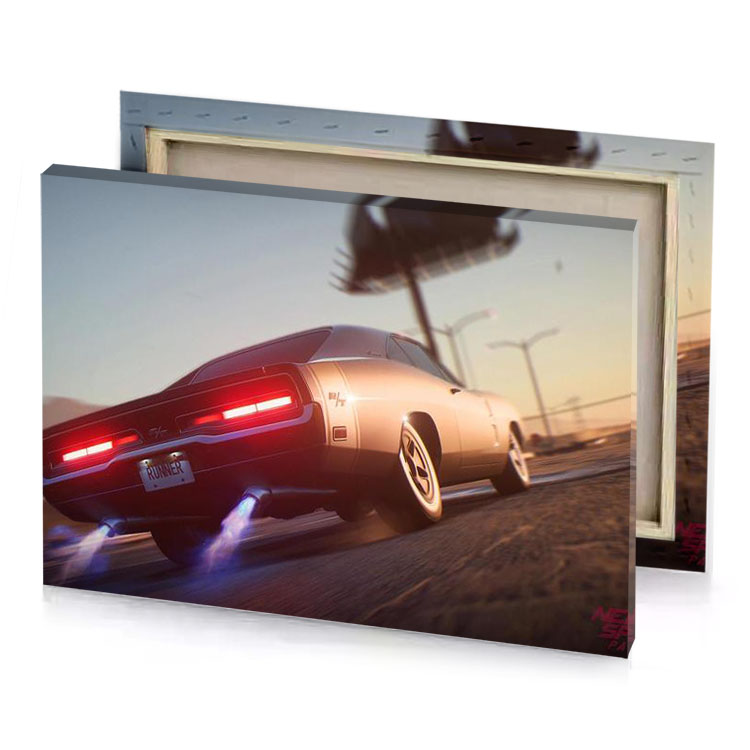 need for speed brown canvas