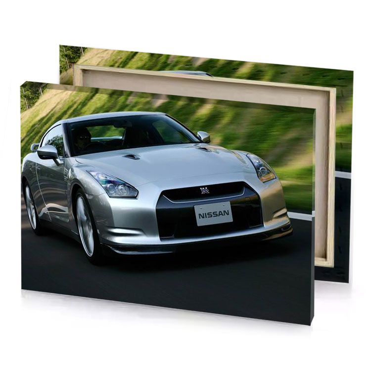 nissan gtr on the road manatee canvas