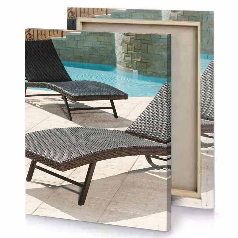 outdoor chay cha gray canvas