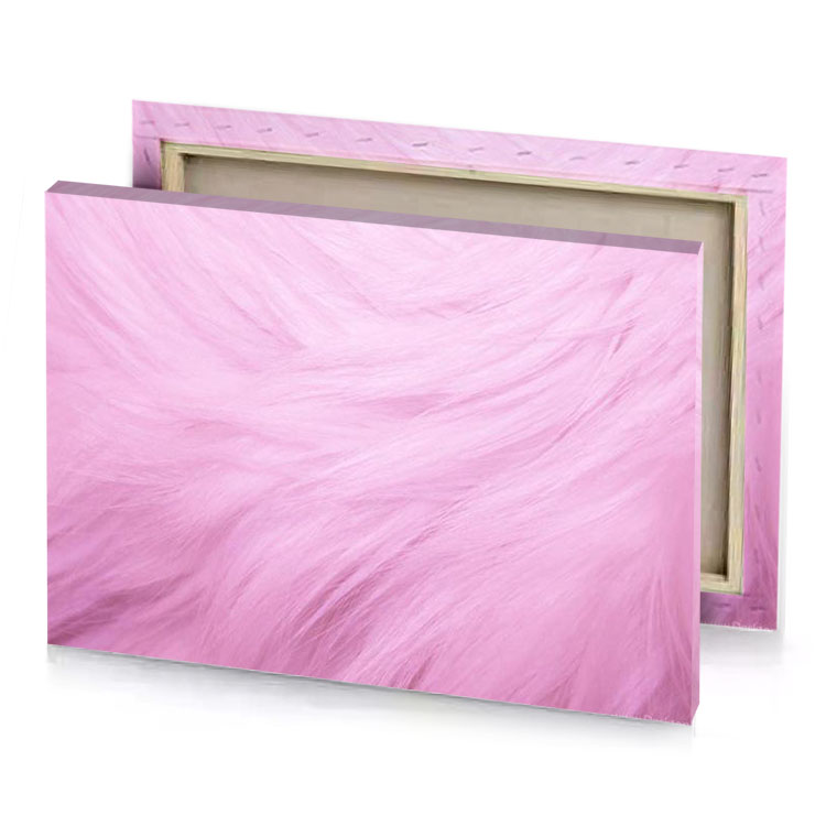 pink fur texture background plum canvas