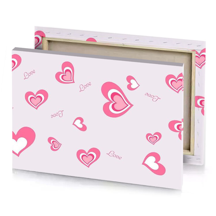 pink hearts wallpapers hot canvas