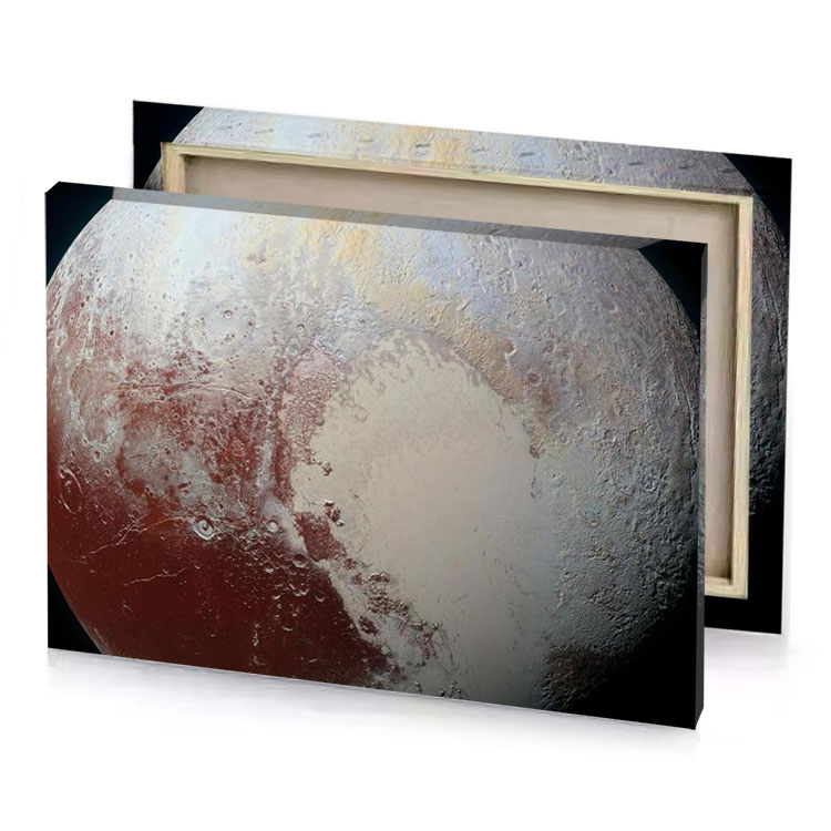 pluto s moon named after the first planet to orbit rose quartz canvas