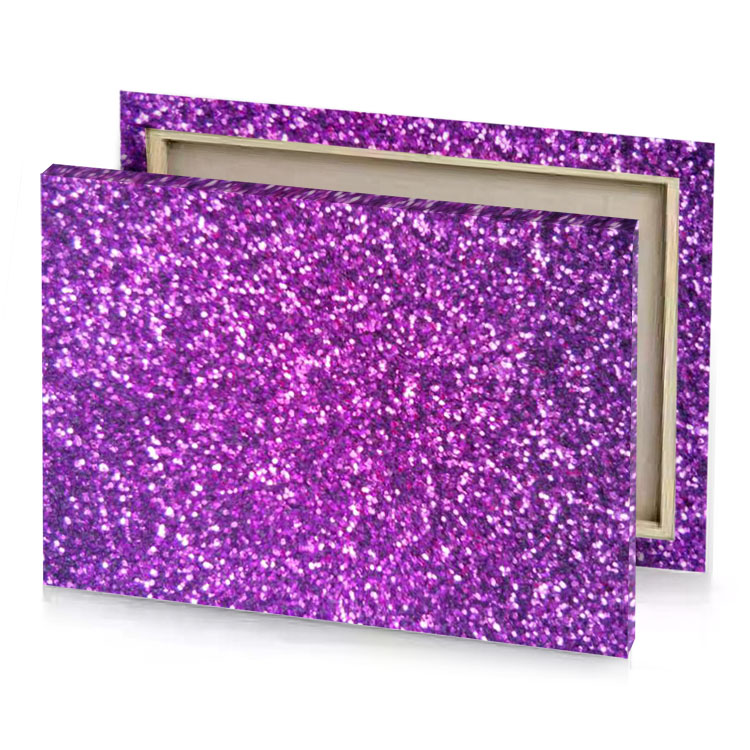 purple glitter fabric dark magenta canvas