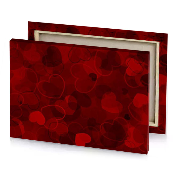 red abstract background maroon canvas
