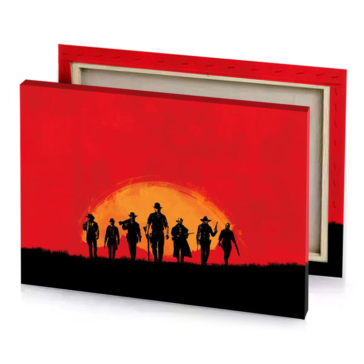 red dead carrot orange canvas