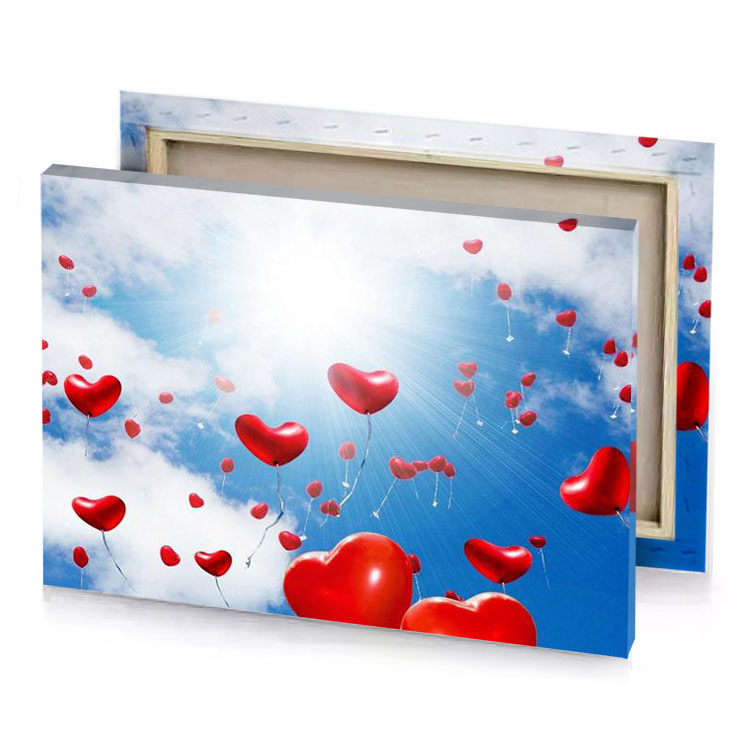 red heart balloons wallpaper iceberg canvas