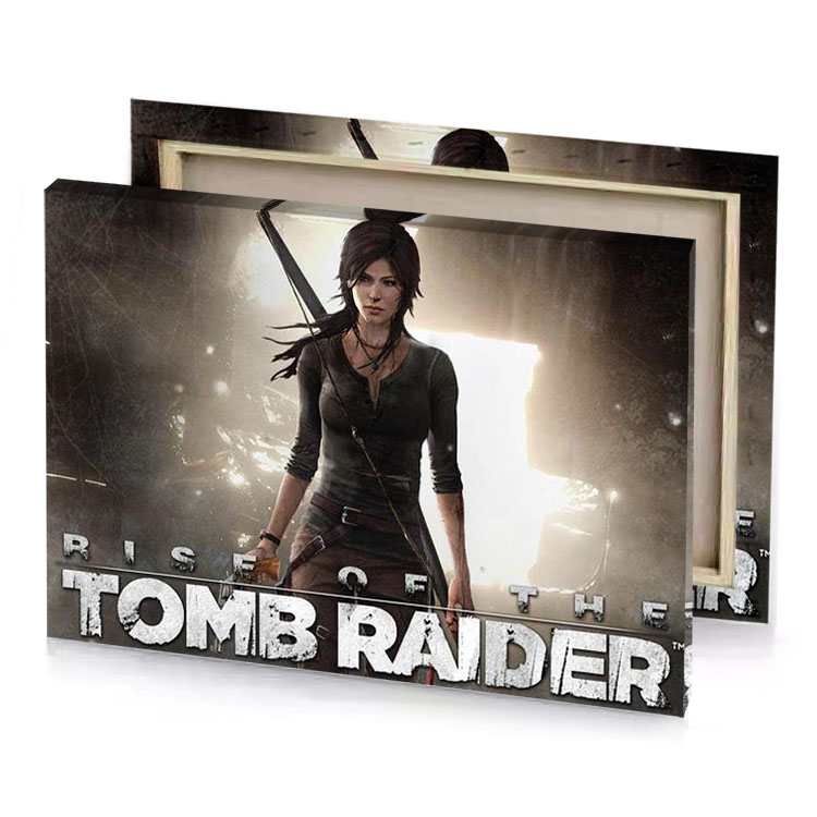 rise of the tomb raider linen canvas