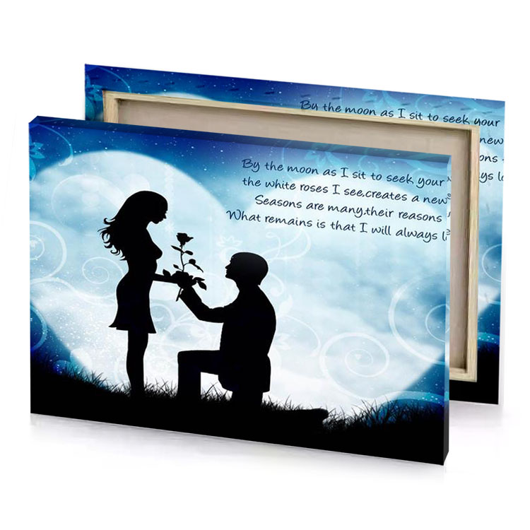 romantic love quotes for him lavender canvas