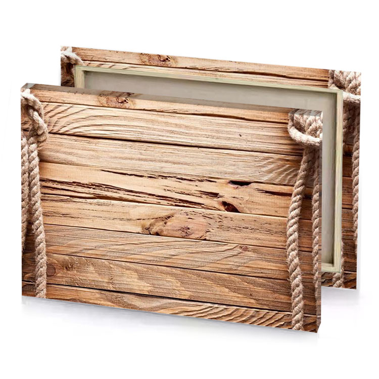 rope on wooden background photo tan canvas