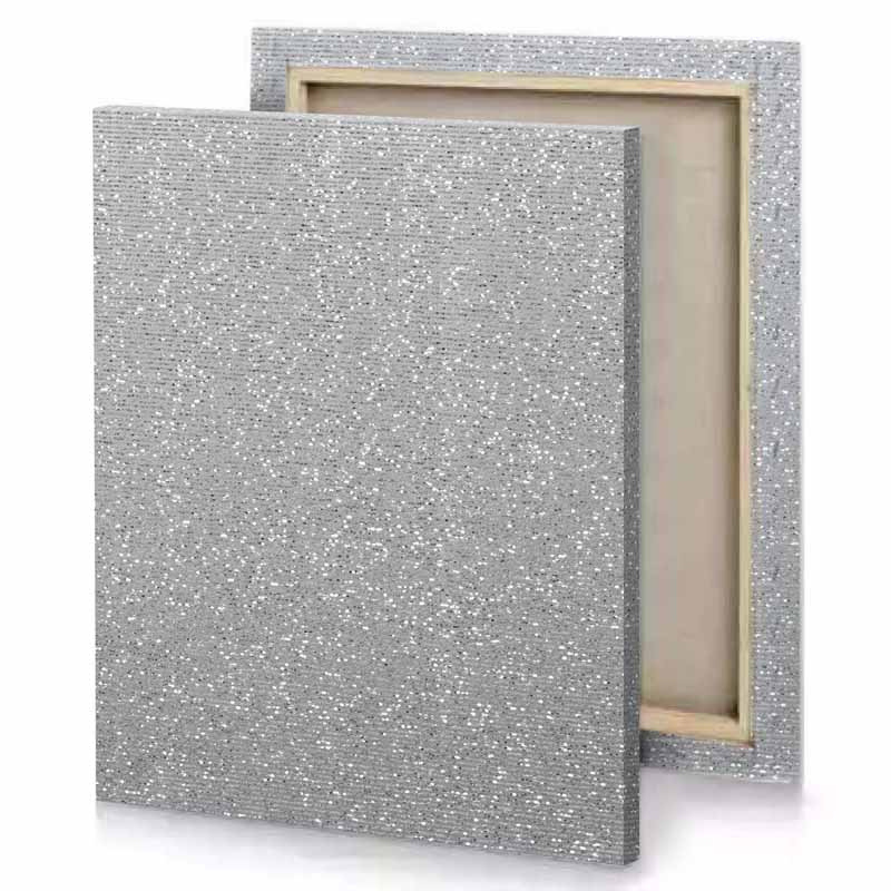 silver glitter texture background dark gray canvas