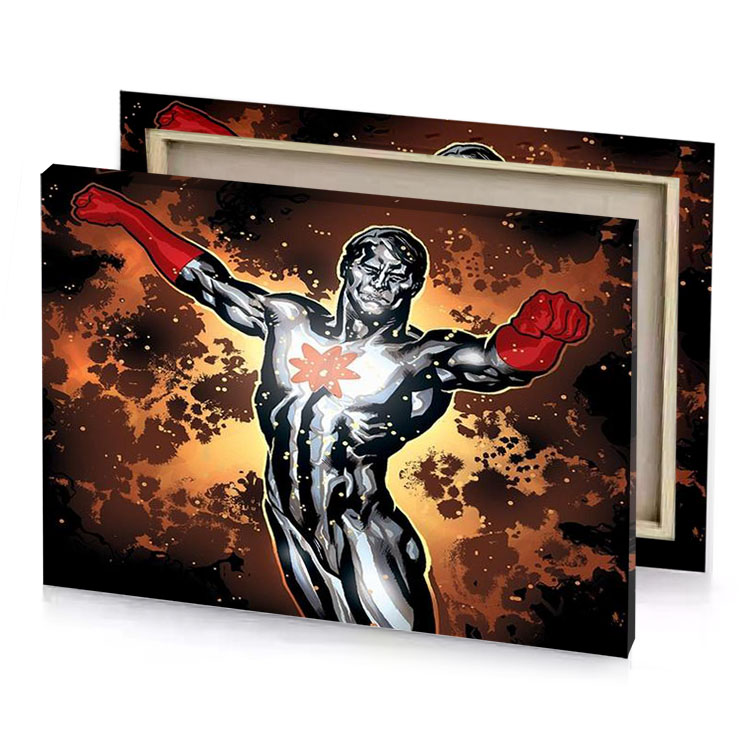 silver surfer by mark mc vanilla canvas