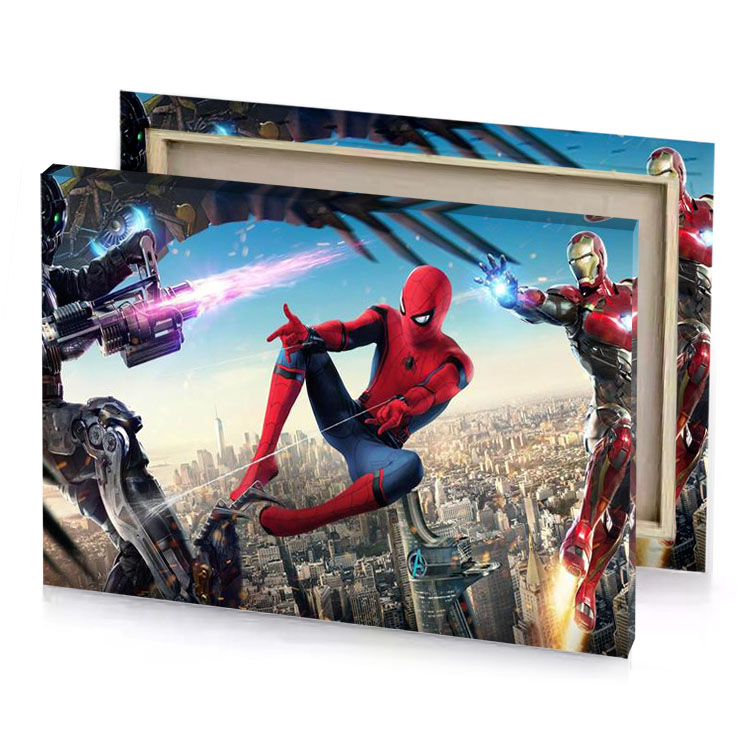 spider brown canvas