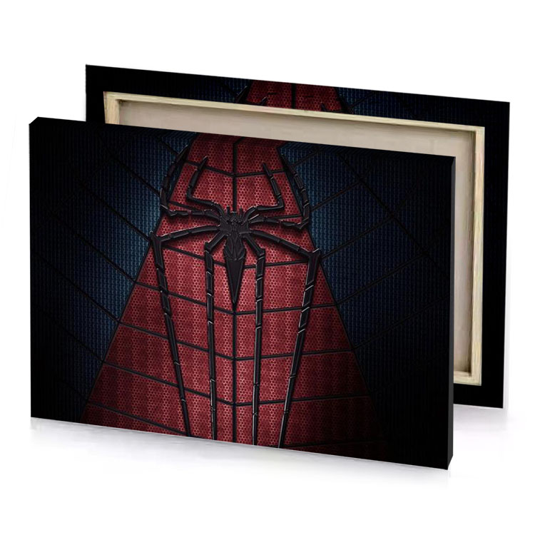 spiderman movie poster garnet canvas