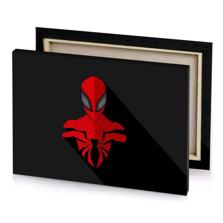 spiderman wallpapers dark red canvas